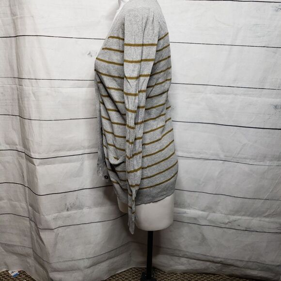 Madewell Inlet Cardigan grey copper brown Small - Picture 3 of 6